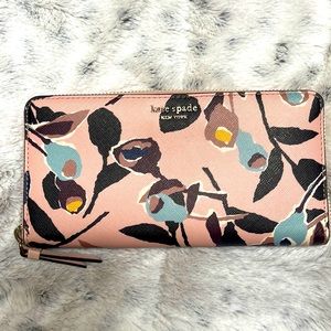 Kate Spade - Cameron Paper Rose - continental wallet